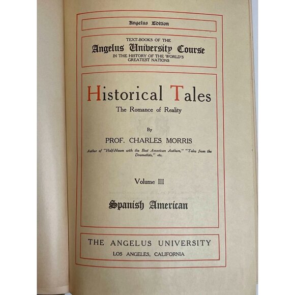 Historical Tales Spanish-American Charles Morris 1908 Romance of Reality Vol 3 - Picture 8 of 16
